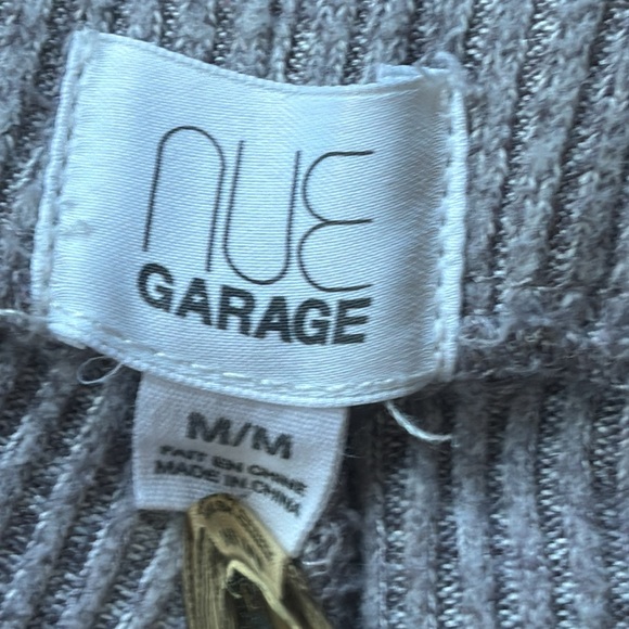 GARAGE Brand Ribbed Yoga Pants in Gray - Picture 2 of 7